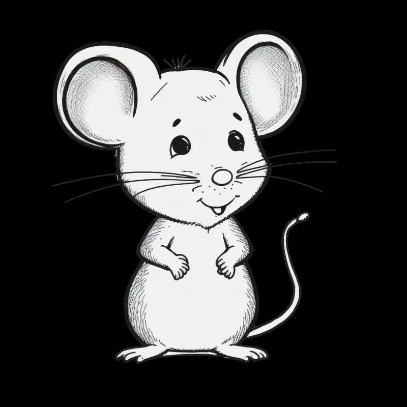 Tiny Mouse - Cute and Curious