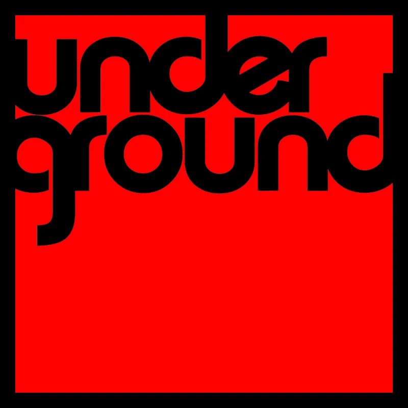 Underground-Musik-Techno-House-Geschenk