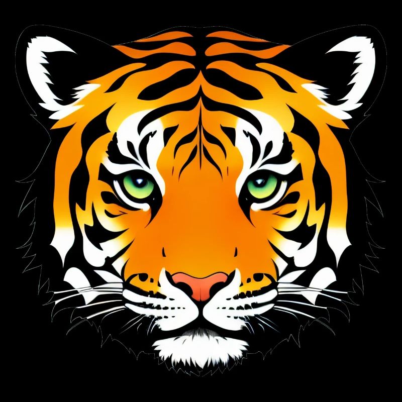 Comic Tiger Mignon Drôle Cool Dessin animé 5