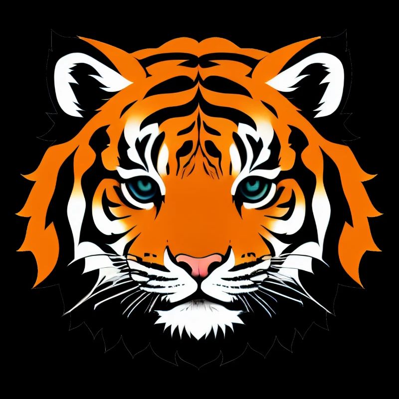 Comic Tiger Cute Funny Cool Cartoon 1