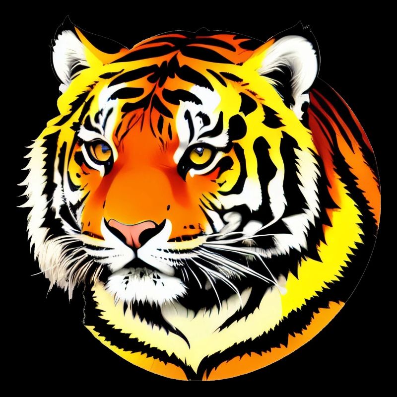 Comic Tiger Mignon Drôle Cool Dessin animé 10