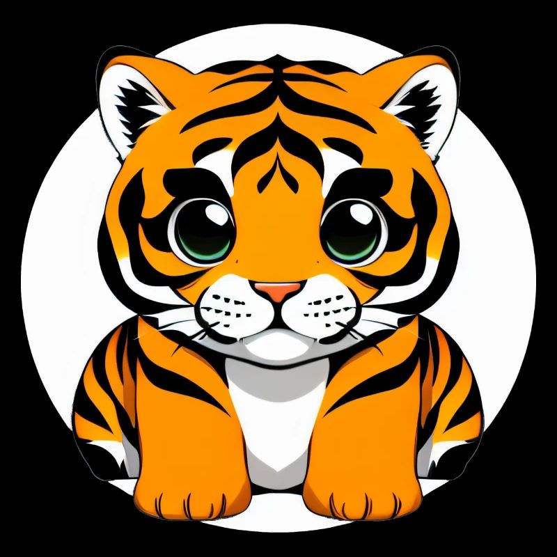 Comic Tiger Mignon Drôle Cool Dessin animé 13