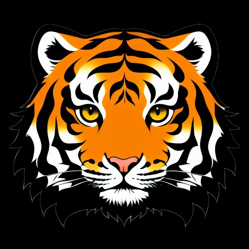 Comic Tiger Mignon Drôle Cool Dessin animé 23