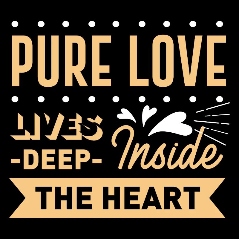 Pure loves deep inside the heart
