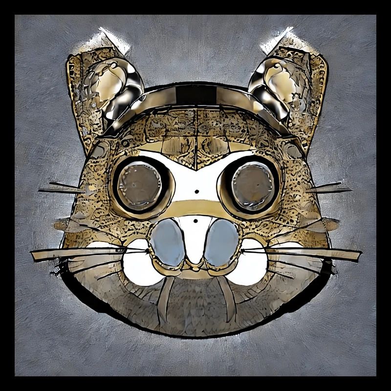 Abstract hamster as mask