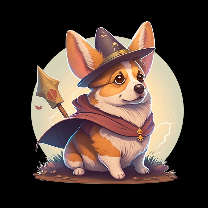 Corgi Magicien