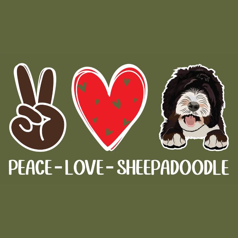 Sheepadoodle Doodle Hund