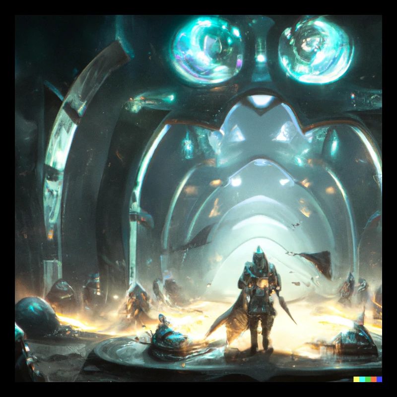 Sci-fi combat digital art