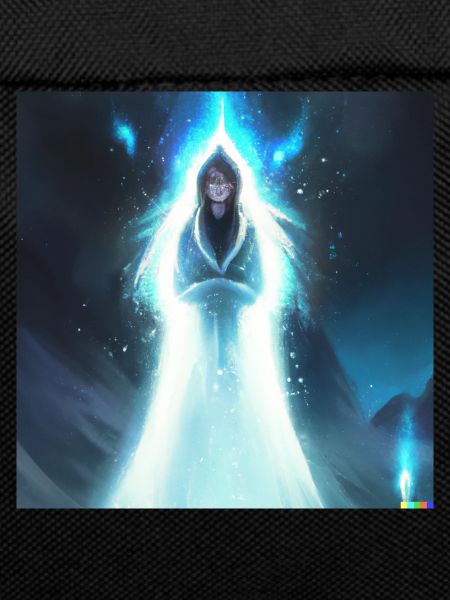 Mystischer blauer Geist digital art