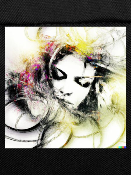 Mystical white ghost digital art