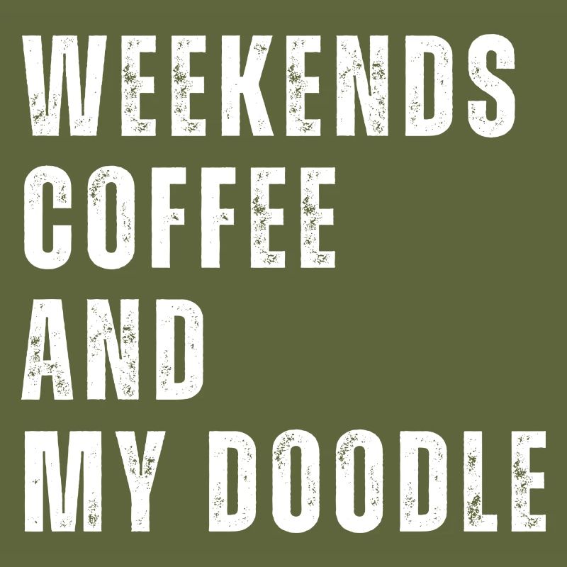 LabraDoodle Weekends Coffee and My Doodle