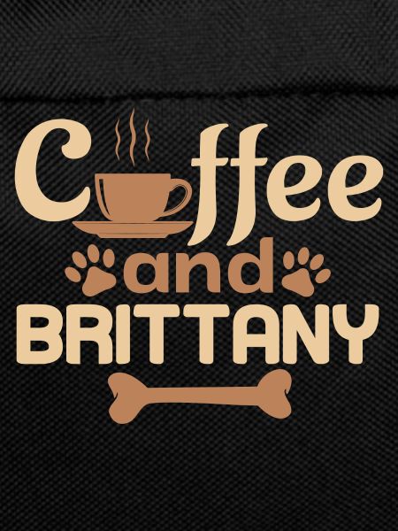 coffe and Brittany pet lover