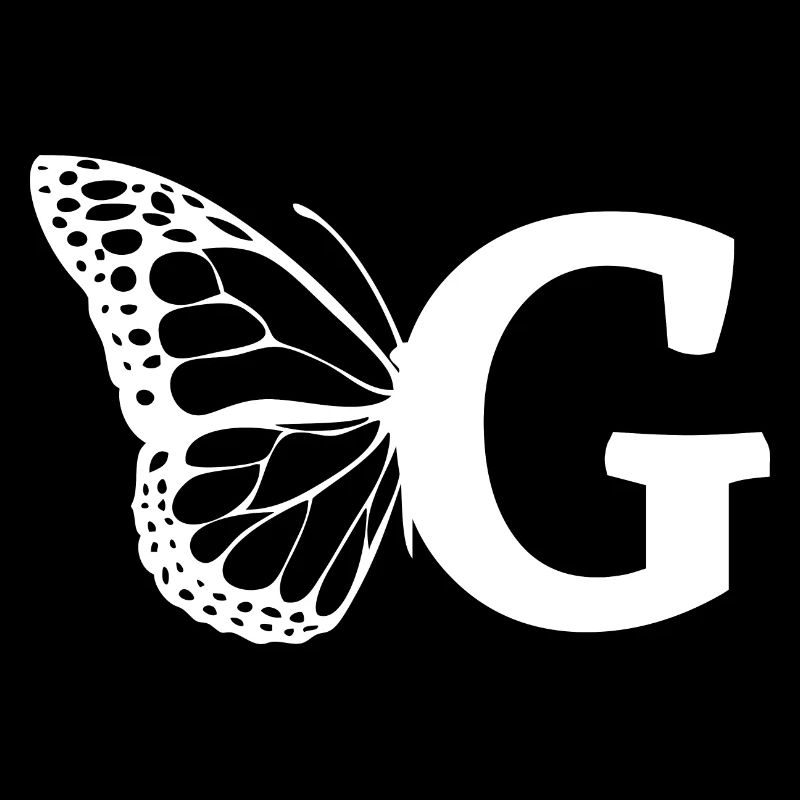lettre g papillon