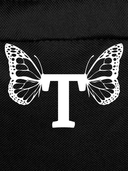 letter t butterfly