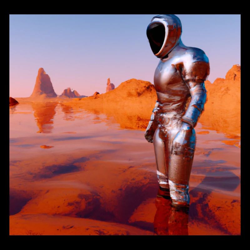 Diver on Mars
