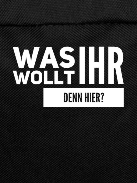 ihr seid hier falsch