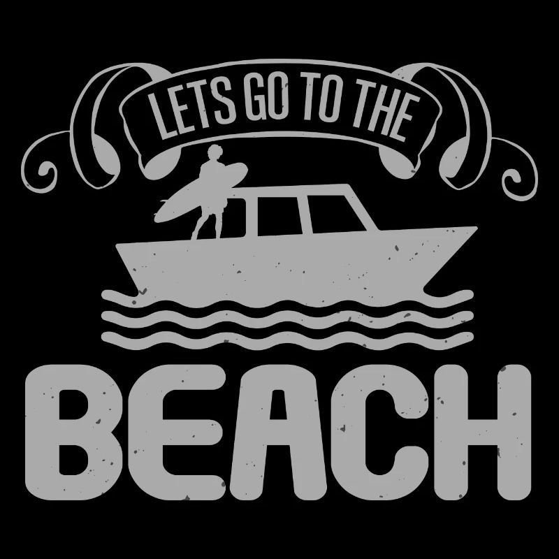 LASSEN SIE LOS AN DEN STRAND