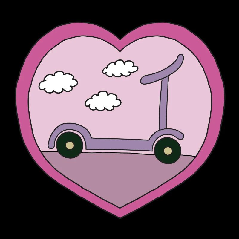 Scooter in pink design