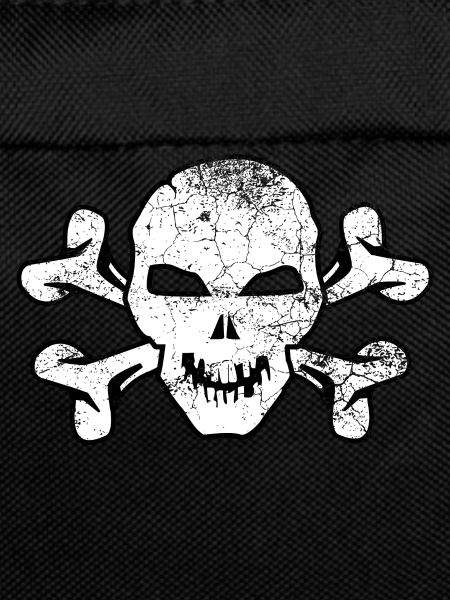 Cracked Skull And Crossbones