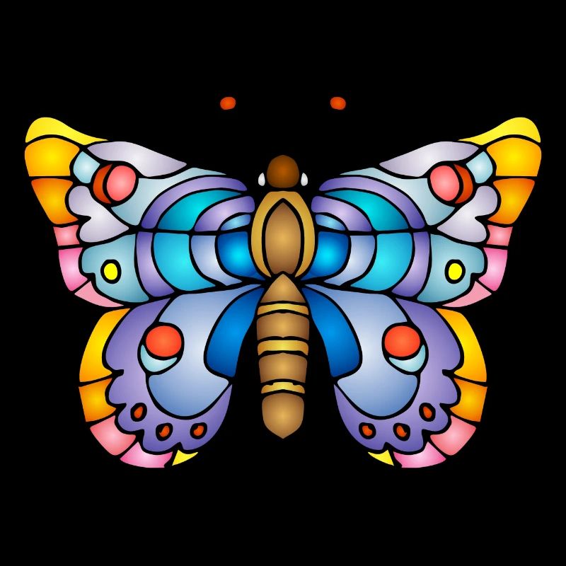 Bunter Schmetterling