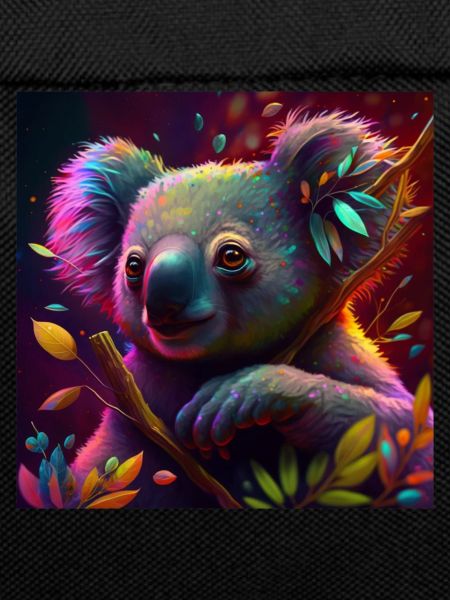Farbiger Koala, einzigartiges Design