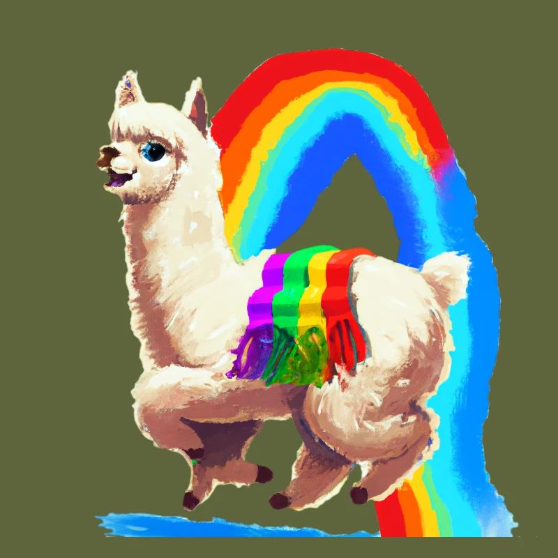Rainbow Alpaca