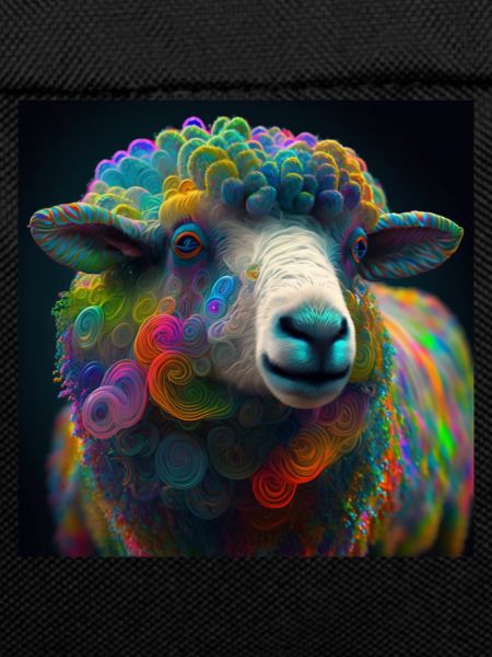 Coloured sheep, unique design