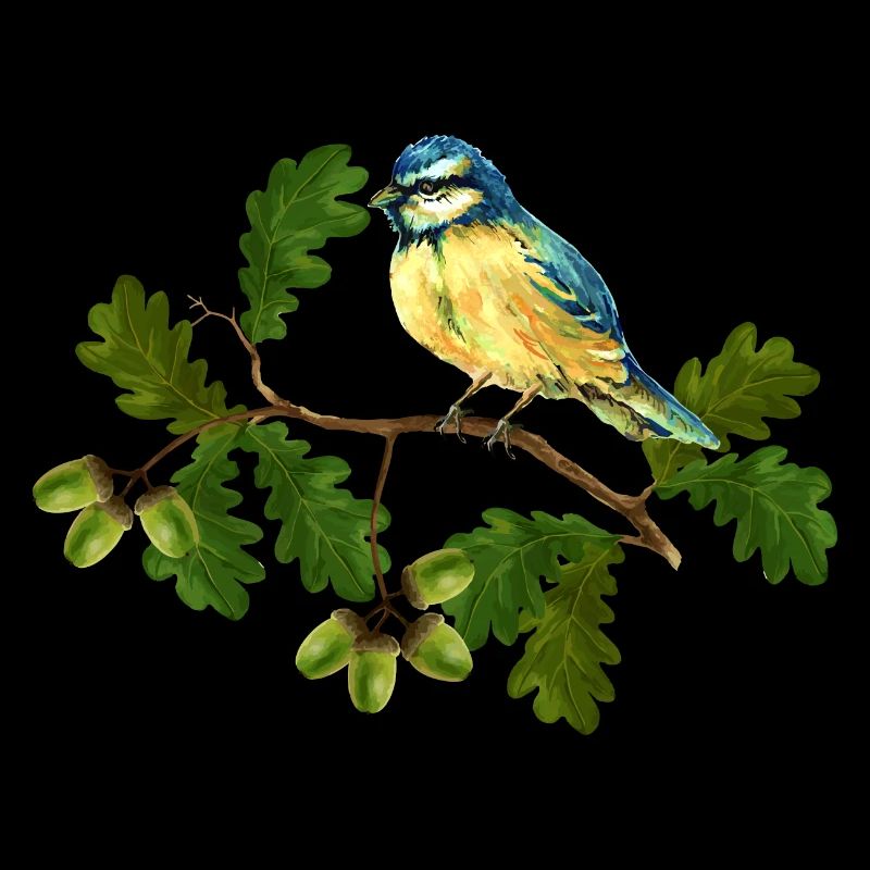 Bunter Vogel