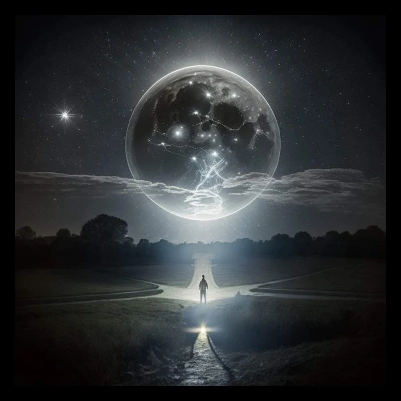 Alone with the moon