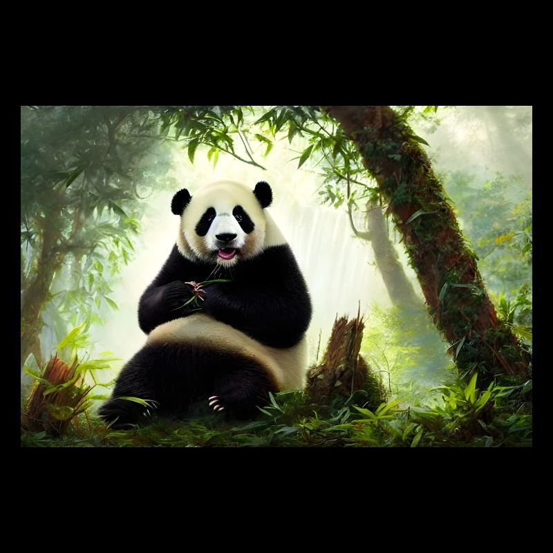Panda im Wald