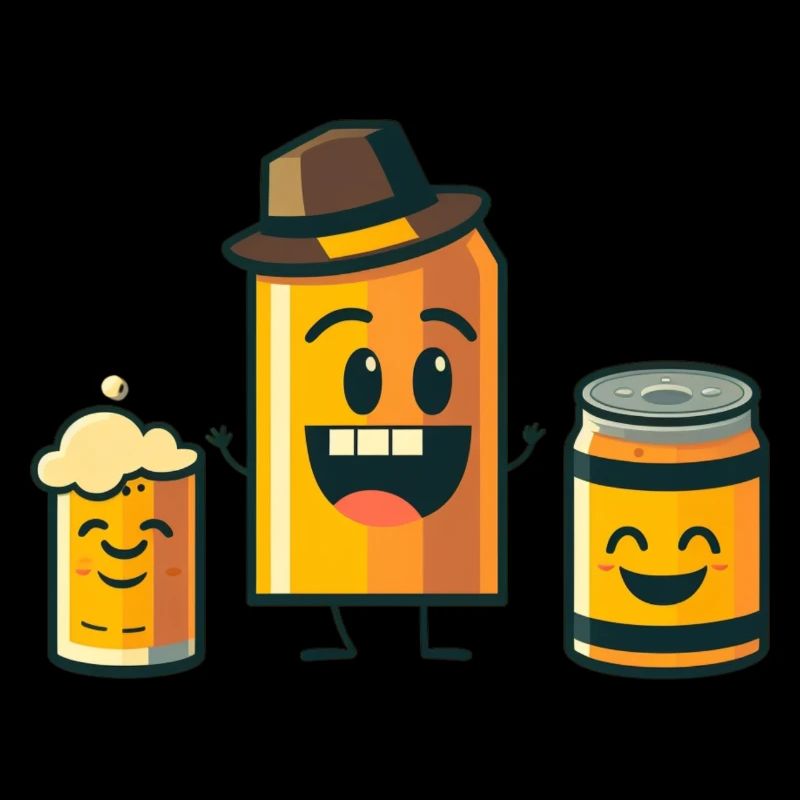 Fun craft beer cans