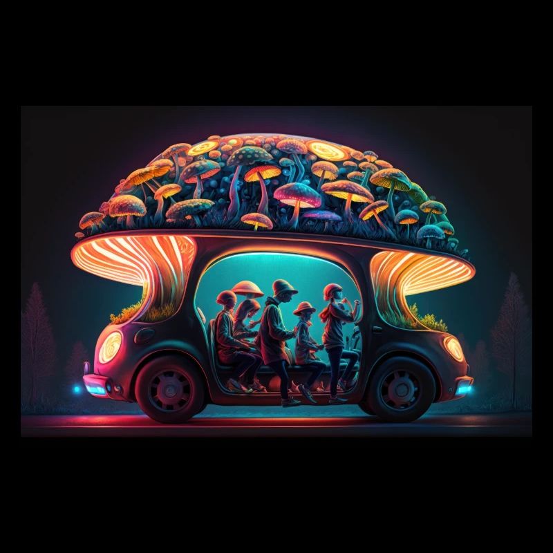 Mushroom car