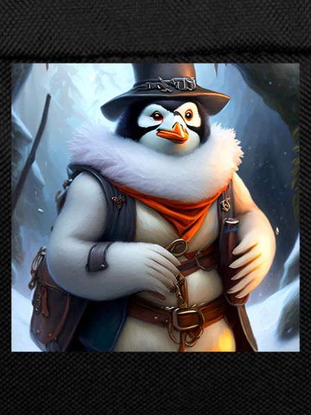 Penguin warriors in winter