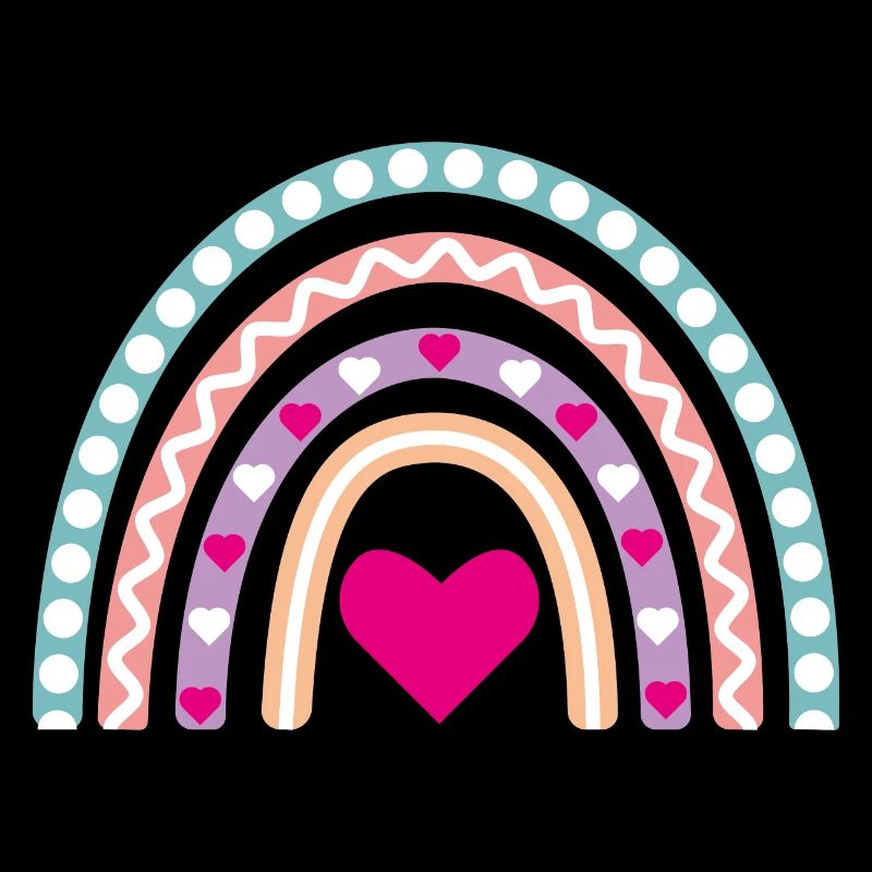 Boho Rainbow in sanften Farben