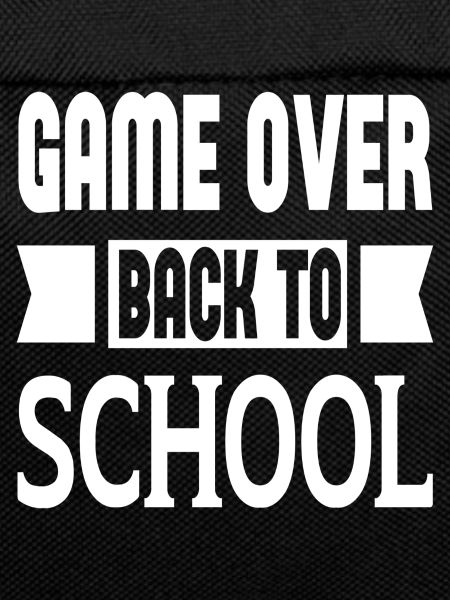 Game Over Back To School