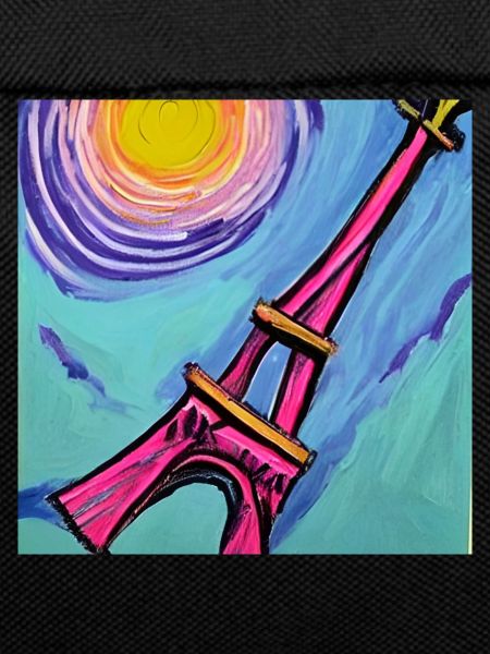 Paris Eiffel Tower van gogh