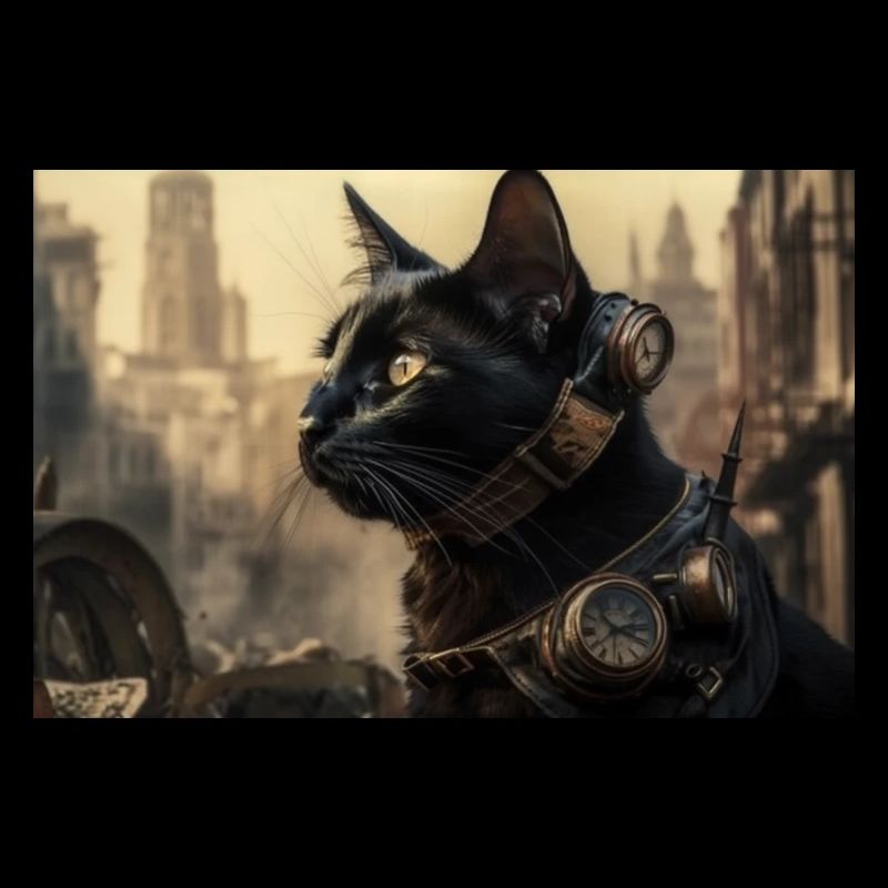 Cat Black 8