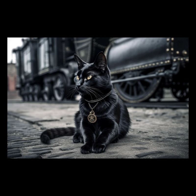 Noir chat 6