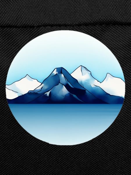 Mountain Landscape Geometric Art