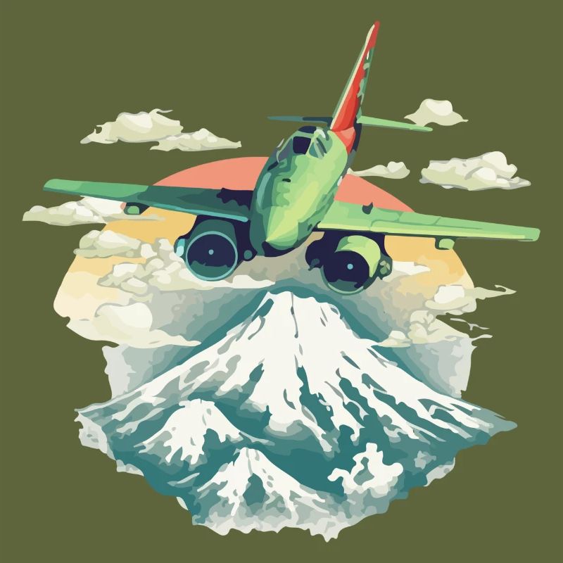 The plane