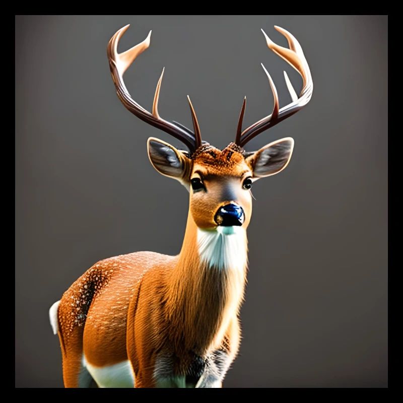 Neugieriger Hirsch