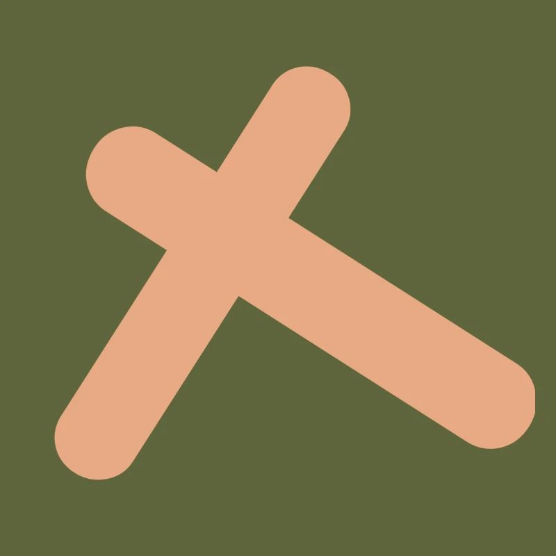 Abstract rectangular angle in beige