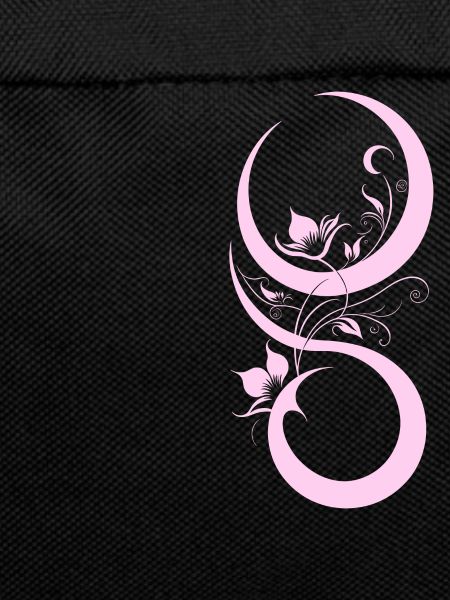 Pink flower and bow pattern