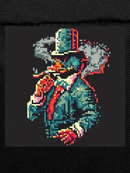 Rauchende Ente [Pixelkunst]