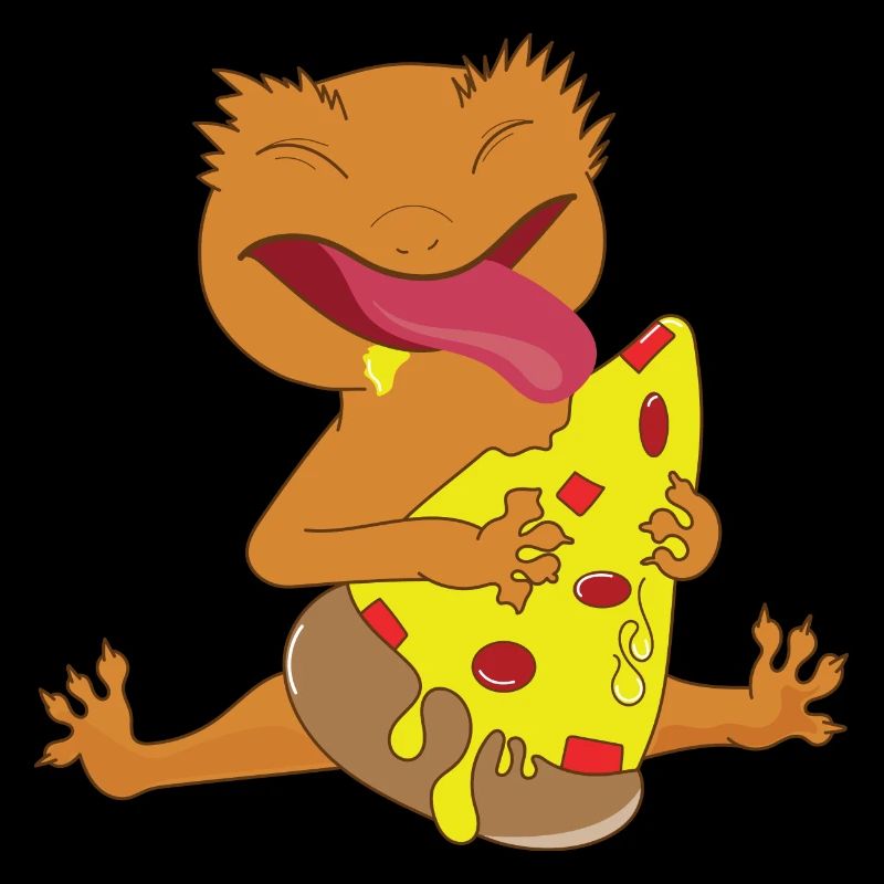 Citations sur un mignon gecko huppé mangeant une