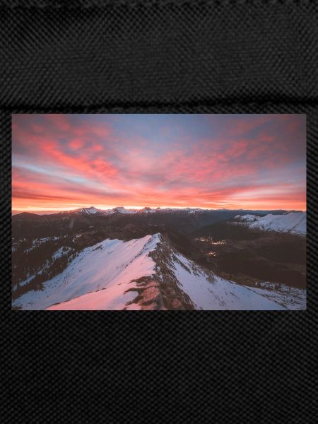 Alpine sunrise on agrafa mountains