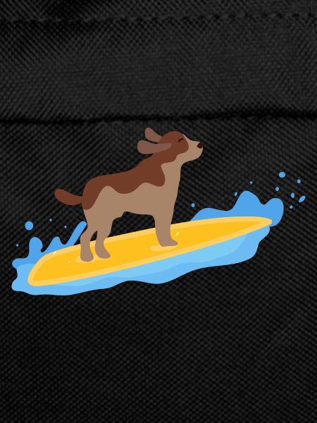 dog surfing