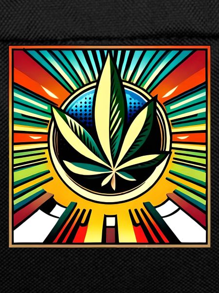 Cannabis comic style