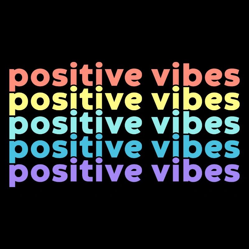 Positive Vibes (Regenbogen)