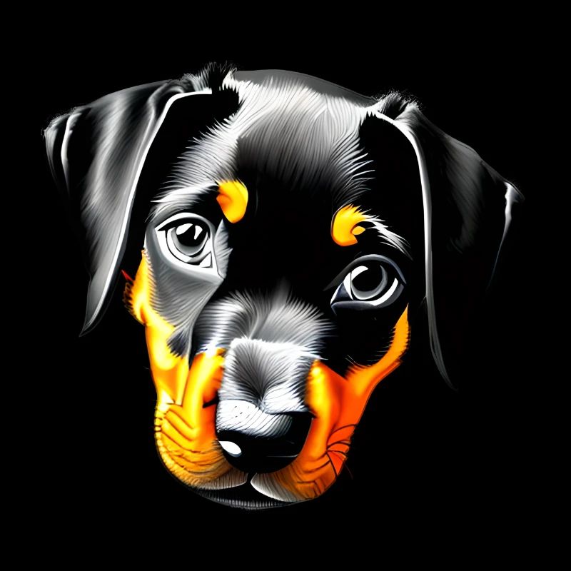 Dobermann Dobermannwelpe Hund Dobermanntrainer